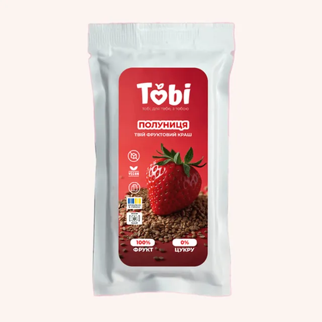 Батончик Tobi з "Полуницею"