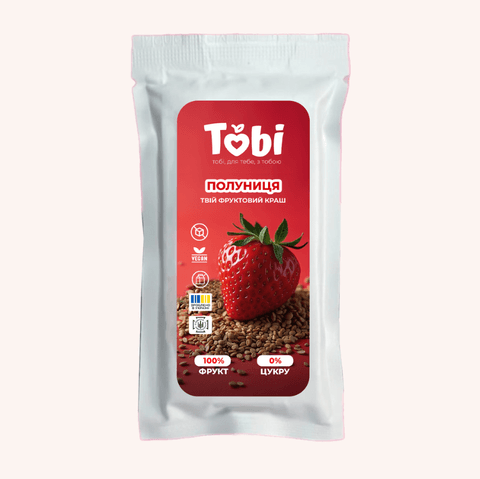 Батончик Tobi з "Полуницею"